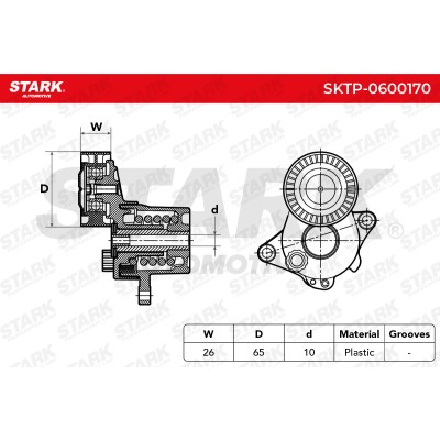 Spannarm Keilrippenriemen Stark SKTP-0600170 SKTP-0600170 - foto 5