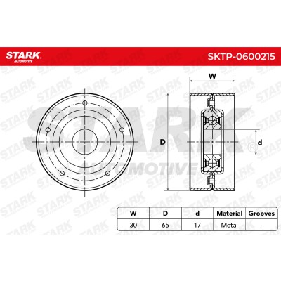 Spannarm Keilrippenriemen Stark SKTP-0600215 SKTP-0600215 - foto 5