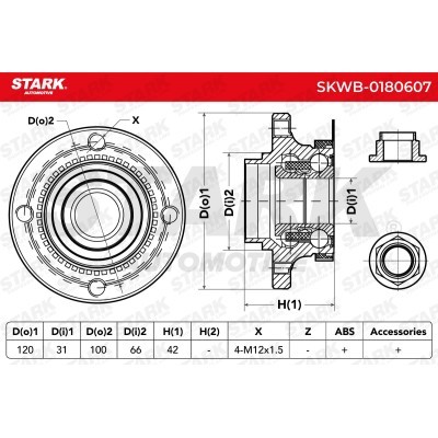 Radlager Stark SKWB-0180607 SKWB-0180607 - foto 3