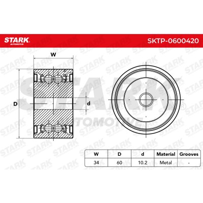 Spannarm Keilrippenriemen Stark SKTP-0600420 SKTP-0600420 - foto 6