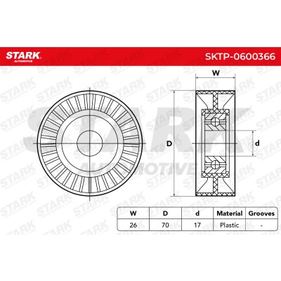 Spannarm Keilrippenriemen Stark SKTP-0600366 SKTP-0600366 - foto 6