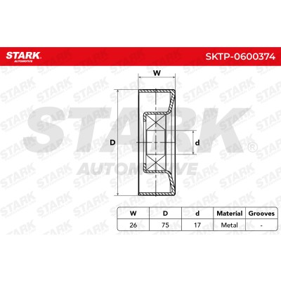 Spannarm Keilrippenriemen Stark SKTP-0600374 SKTP-0600374 - foto 6