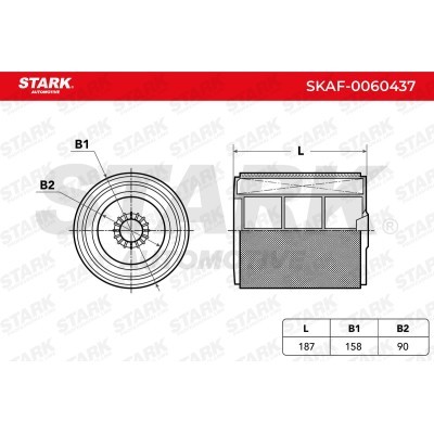 Luftfilter Stark SKAF-0060437 SKAF-0060437 - foto 3