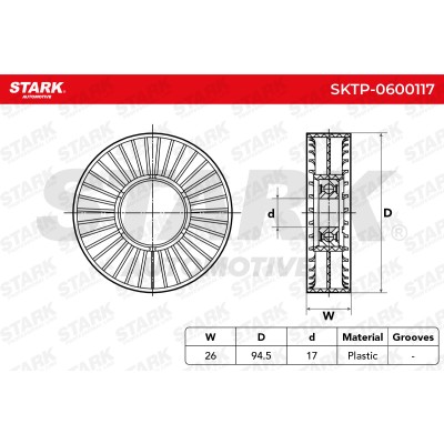 Spannarm Keilrippenriemen Stark SKTP-0600117 SKTP-0600117 - foto 5