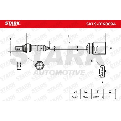 Lambdasonde Stark SKLS-0140694 SKLS-0140694 - foto 6