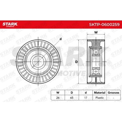 Spannarm Keilrippenriemen Stark SKTP-0600259 SKTP-0600259 - foto 5