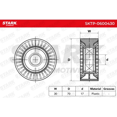 Spannarm Keilrippenriemen Stark SKTP-0600430 SKTP-0600430 - foto 6