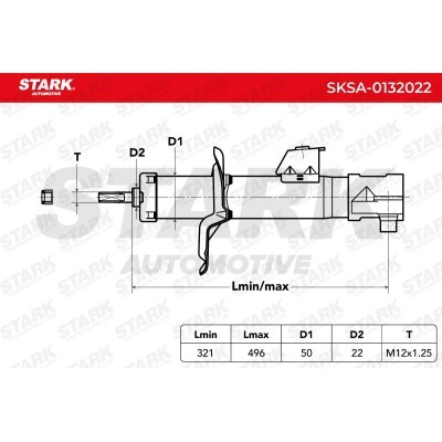 Stoßdämpfer Stark SKSA-0132022 SKSA-0132022 - foto 3