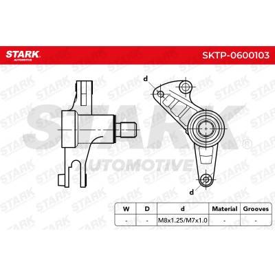 Spannarm Keilrippenriemen Stark SKTP-0600103 SKTP-0600103 - foto 6
