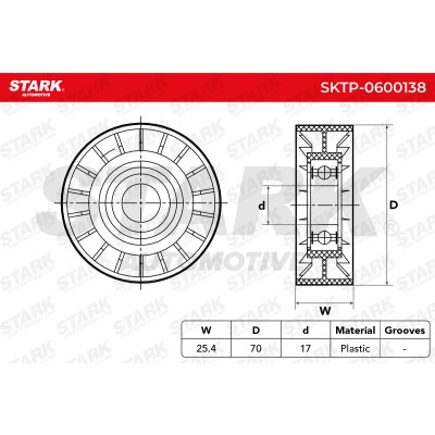 Spannarm Keilrippenriemen Stark SKTP-0600138 SKTP-0600138 - foto 5