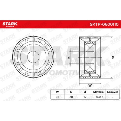 Spannarm Keilrippenriemen Stark SKTP-0600110 SKTP-0600110 - foto 5