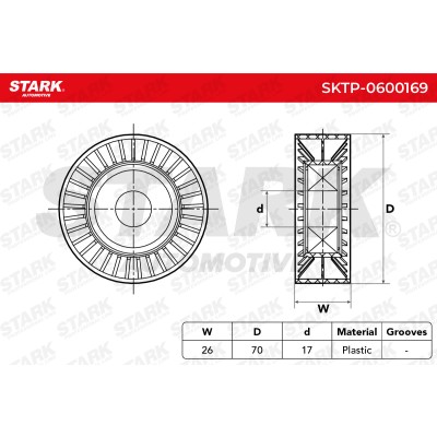Spannarm Keilrippenriemen Stark SKTP-0600169 SKTP-0600169 - foto 5