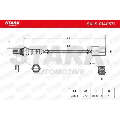 Lambdasonde Stark SKLS-0140571 SKLS-0140571 - foto 6
