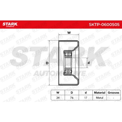 Spannarm Keilrippenriemen Stark SKTP-0600505 SKTP-0600505 - foto 6