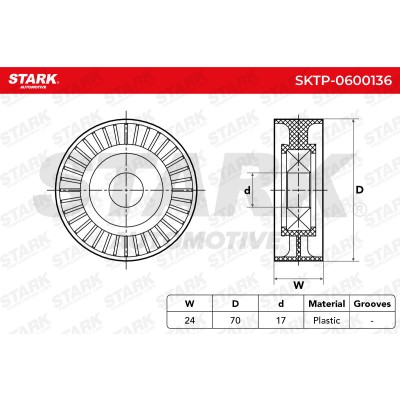 Spannarm Keilrippenriemen Stark SKTP-0600136 SKTP-0600136 - foto 5