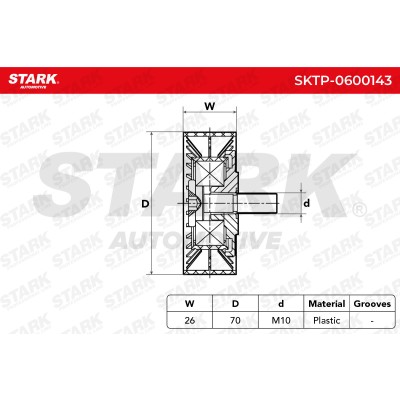 Spannarm Keilrippenriemen Stark SKTP-0600143 SKTP-0600143 - foto 5