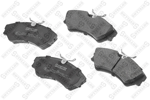 Brake Pad Set, Disc Brake STELLOX 394 000B-SX 394 000B-SX - photo 1