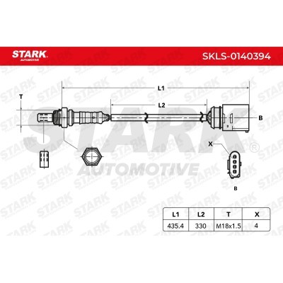Lambdasonde Stark SKLS-0140394 SKLS-0140394 - foto 5