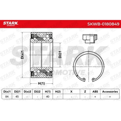 Radlager Stark SKWB-0180849 SKWB-0180849 - foto 4