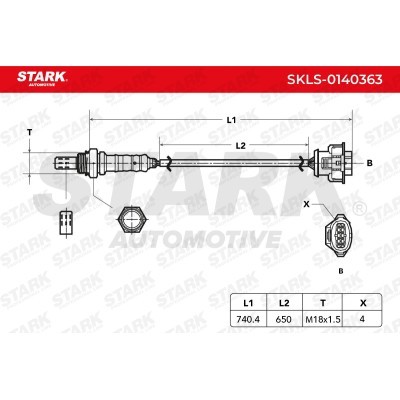 Lambdasonde Stark SKLS-0140363 SKLS-0140363 - foto 6
