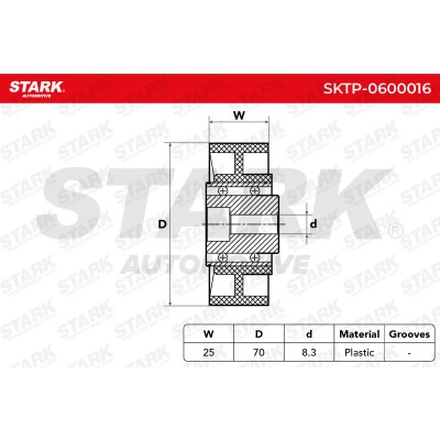 Spannarm Keilrippenriemen Stark SKTP-0600016 SKTP-0600016 - foto 7