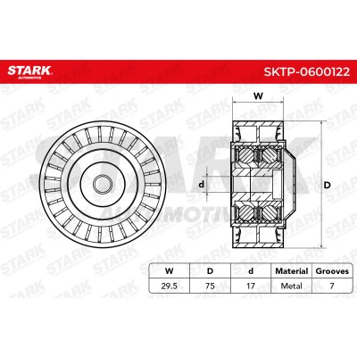 Spannarm Keilrippenriemen Stark SKTP-0600122 SKTP-0600122 - foto 6