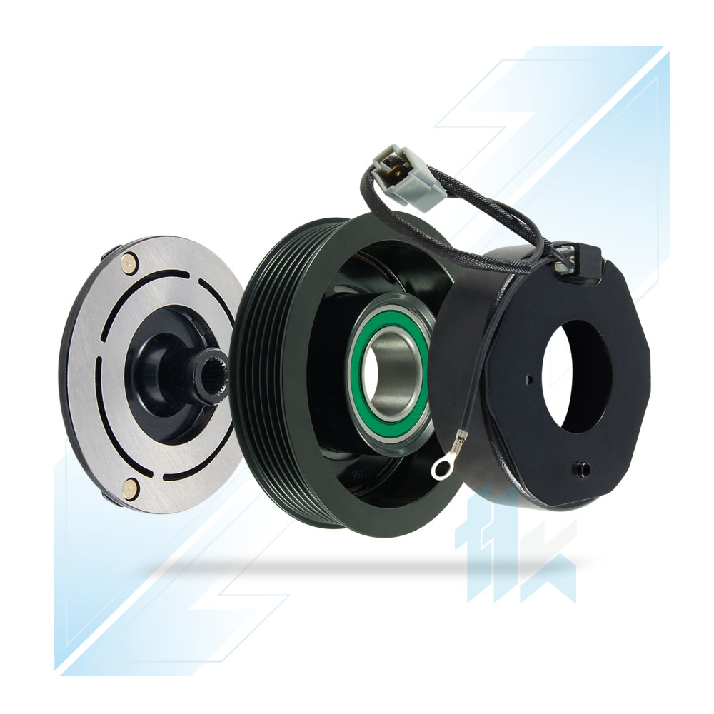 Klimakompressor Magnetkupplung (12V) DENSO 10PA17C 6PK (PV6) Ø120/Ø115 Mercedes 112D117600 - foto 2