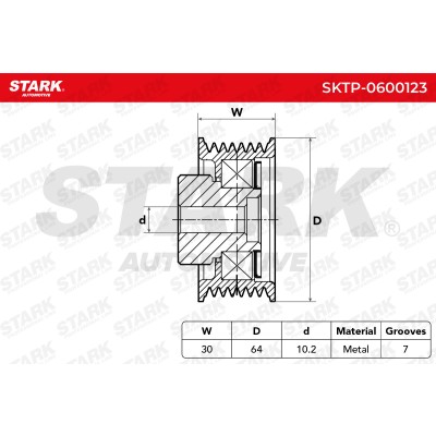 Spannarm Keilrippenriemen Stark SKTP-0600123 SKTP-0600123 - foto 6