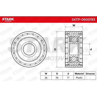 Spannarm Keilrippenriemen Stark SKTP-0600193 SKTP-0600193 - foto 6