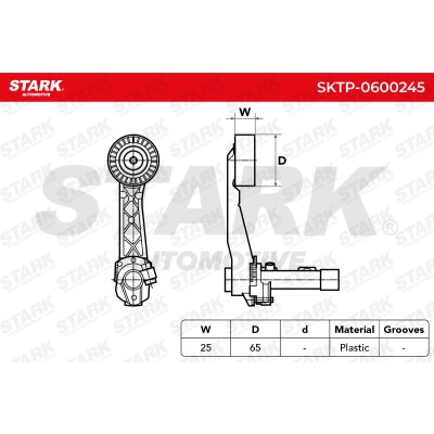 Spannarm Keilrippenriemen Stark SKTP-0600245 SKTP-0600245 - foto 6