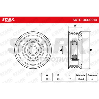 Spannarm Keilrippenriemen Stark SKTP-0600910 SKTP-0600910 - foto 6
