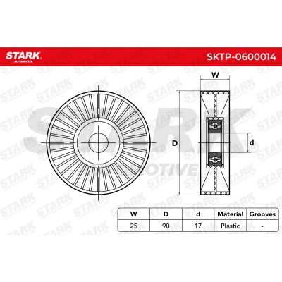 Spannarm Keilrippenriemen Stark SKTP-0600014 SKTP-0600014 - foto 7
