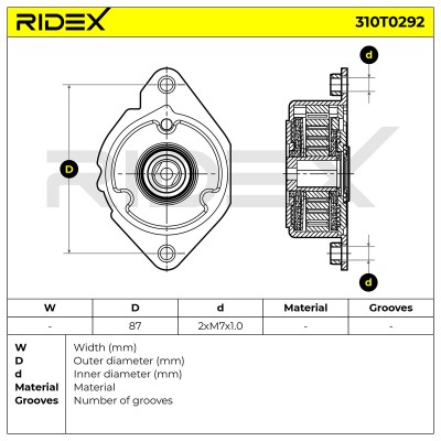 Spannarm Keilrippenriemen RIDEX 310T0292 310T0292 - foto 6