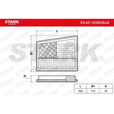 Luftfilter Stark SKAF-0060642 SKAF-0060642 - foto 3