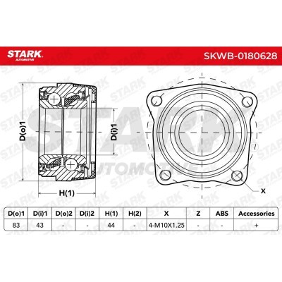 Radlager Stark SKWB-0180628 SKWB-0180628 - foto 3