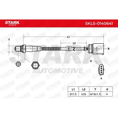 Lambdasonde Stark SKLS-0140641 SKLS-0140641 - foto 6