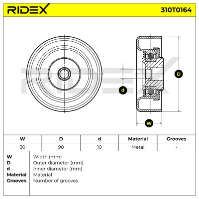 Spannarm Keilrippenriemen RIDEX 310T0164 310T0164 - foto 6