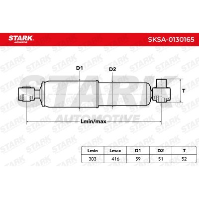 Stoßdämpfer Stark SKSA-0130165 SKSA-0130165 - foto 3