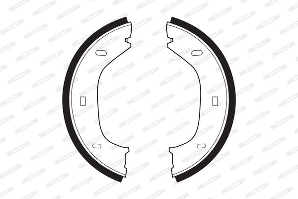 Parkbremsbelag-Satz FERODO FSB92 FSB92 - foto 2