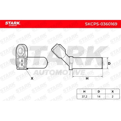 Impulsgeber, Kurbelwelle Stark SKCPS-0360169 SKCPS-0360169 - foto 6