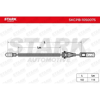 Seilzug, Feststellbremse Stark SKCPB-1050075 SKCPB-1050075 - foto 6