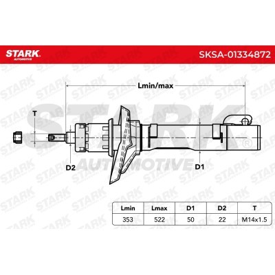Stoßdämpfer Stark SKSA-01334872 SKSA-01334872 - foto 6