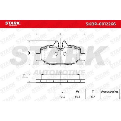 Bremsbeläge Satz Stark SKBP-0012266 SKBP-0012266 - foto 5