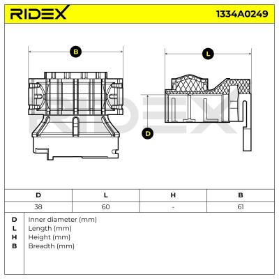 Lagerung, Stabilisator RIDEX 1334A0249 1334A0249 - foto 5