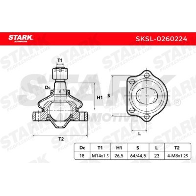 Traggelenk Stark SKSL-0260224 SKSL-0260224 - foto 5