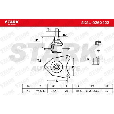 Traggelenk Stark SKSL-0260422 SKSL-0260422 - foto 5