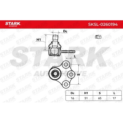 Traggelenk Stark SKSL-0260194 SKSL-0260194 - foto 6