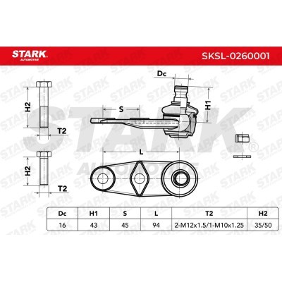Traggelenk Stark SKSL-0260001 SKSL-0260001 - foto 5