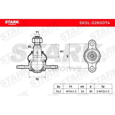 Traggelenk Stark SKSL-0260074 SKSL-0260074 - foto 3