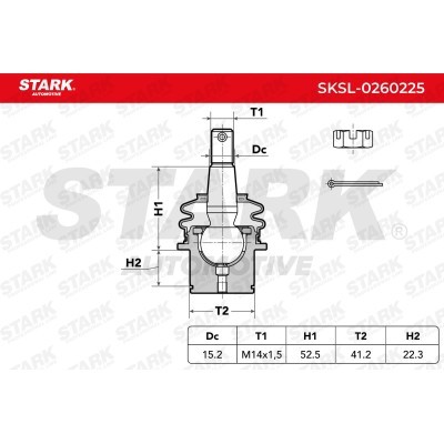 Traggelenk Stark SKSL-0260225 SKSL-0260225 - foto 5